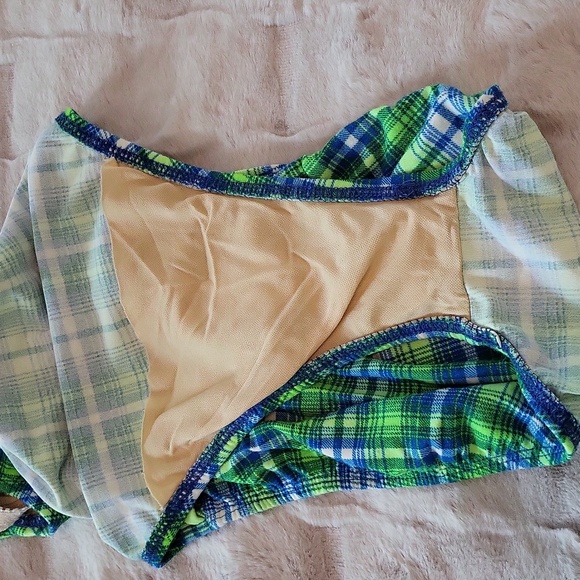 Vintage 70s Look Adorable Plaids One-Piece Swimsuit - SOFT - Picture 9 of 12